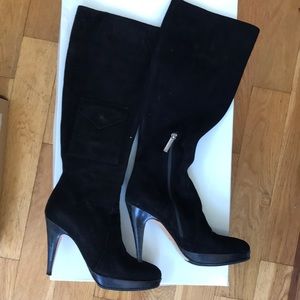 Luciano Padovan Doris Velour Black boot